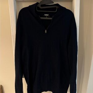 Express Black Half-Zip Sweater